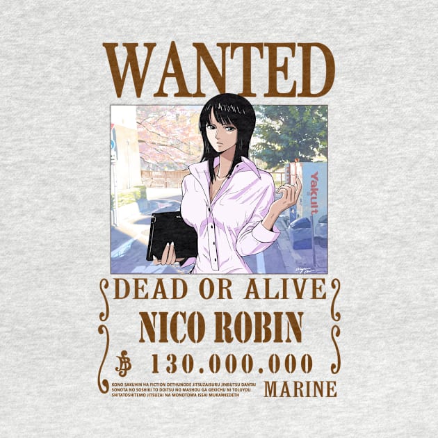 Nico Robin One Piece Wanted by Teedream